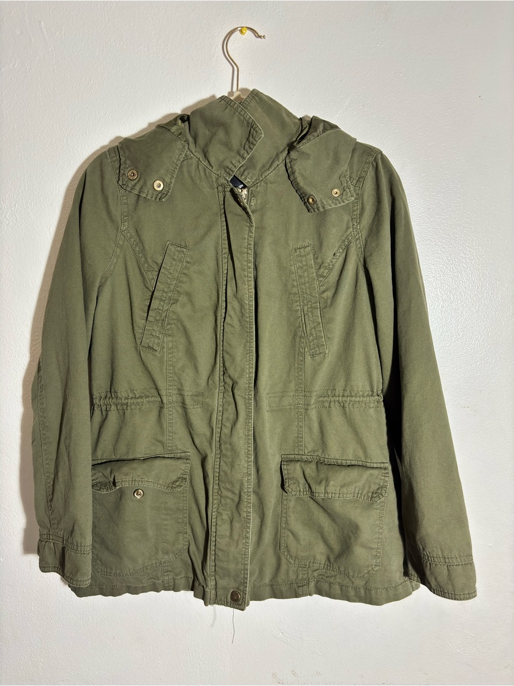 Beverly Hills Polo Club Olive Green Military Field Jacket